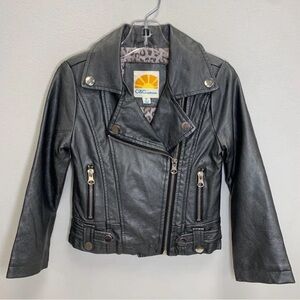 C&C California Women's Sleek Black Faux Leather Jacket